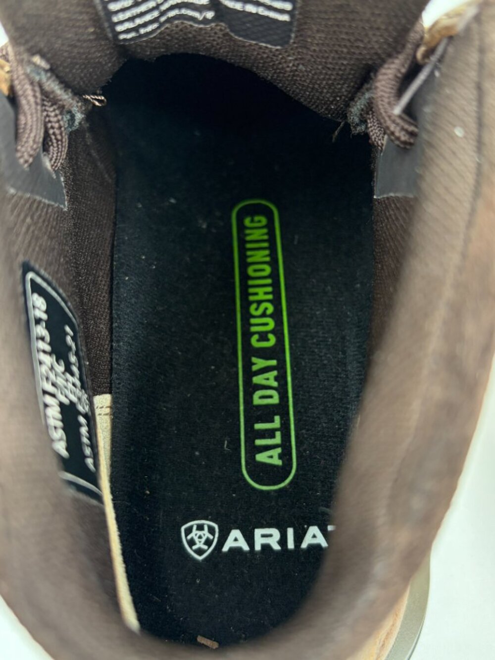 Ariat Edge LTE Composite Toe Work Boots Leopard Print Moc Chukka Womens 6.5C - Picture 13 of 15